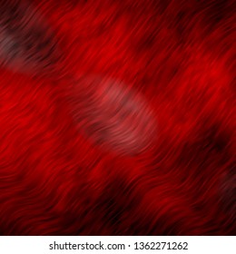 Light Red vector background with curved lines. Colorful illustration in circular style with lines. Pattern for websites, landing pages.