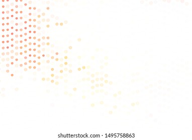 Light Red vector background with curved lines. An elegant bright illustration with gradient. Template for cell phone screens.