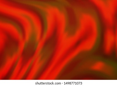 Light Red vector background with curved circles. Creative geometric illustration in marble style with gradient. The elegant pattern for brand book.