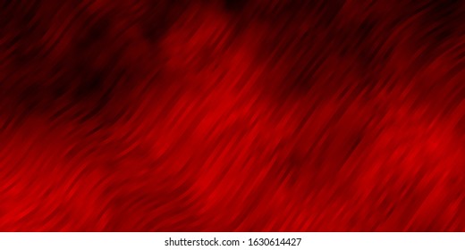 Light Red vector background with curved lines. Gradient illustration in simple style with bows. Template for your UI design.