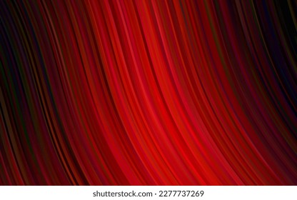 Fondo vectorial rojo claro con círculos curvados. Una vaga ilustración abstracta circunfleja con gradiente. Una nueva textura para tu anuncio, folletos, folletos.