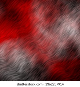 Light Red vector background with curves. Colorful illustration in abstract style with bent lines. Pattern for booklets, leaflets.