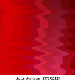 Light Red vector background with curves. Colorful illustration with curved lines. Pattern for websites, landing pages.
