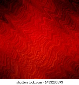 Light Red vector background with curves. Abstract illustration with bandy gradient lines. Pattern for ads, commercials.