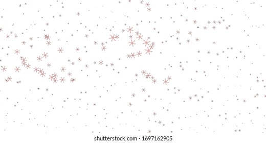 Light Red vector background with curves. Gradient illustration in simple style with bows. Pattern for business booklets, leaflets