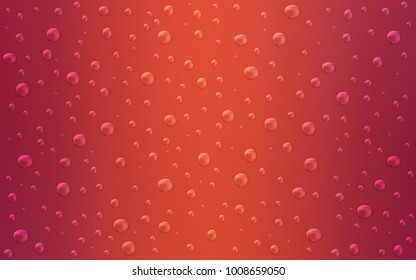 Light Red vector background with dots. Blurred decorative design in abstract style with bubbles. Beautiful design for your business natural advert.