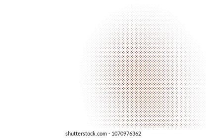 Light Red vector  background with dots. Beautiful colored illustration with blurred circles in nature style. The pattern can be used for aqua ad, booklets.