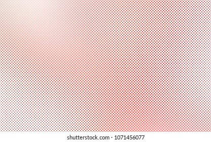 Light Red vector  background with dots. Modern abstract illustration with colorful water drops. The pattern can be used for ads, leaflets of liquid.