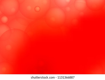 Light Red vector background with dots. Illustration with set of shining colorful abstract circles. The pattern can be used for aqua ad, booklets.