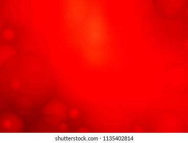 Light Red vector background with dots. Illustration with set of shining colorful abstract circles. The pattern can be used for ads, leaflets of liquid.