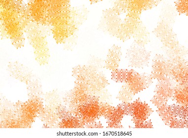 Light Red vector background with forms of artificial intelligence. Shining illustration with AI shapes on abstract template. Template for ads of intellect, innovations.