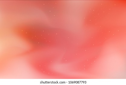 Light Red vector background with galaxy stars. Shining colored illustration with bright astronomical stars. Smart design for your business advert.