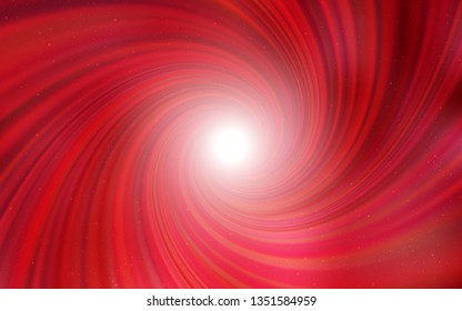 Light Red vector background with galaxy stars. Blurred decorative design in simple style with galaxy stars. Smart design for your business advert.