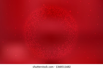 Light Red vector background with galaxy stars. Modern abstract illustration with Big Dipper stars. Template for cosmic backgrounds.
