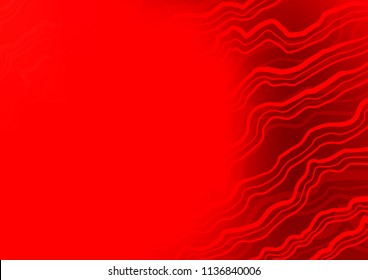 Light Red vector background with jagged lines. Brand new colored illustration in marble style with gradient. A completely new marble design for your business.