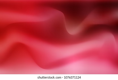 Light Red vector background with lamp shapes. Colorful abstract illustration with gradient lines. A completely new template for your business design.