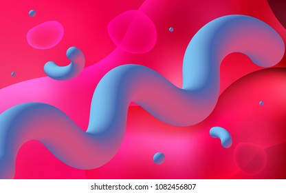 Light Red vector background with lamp shapes. An elegant bright illustration with gradient. A completely new template for your business design.