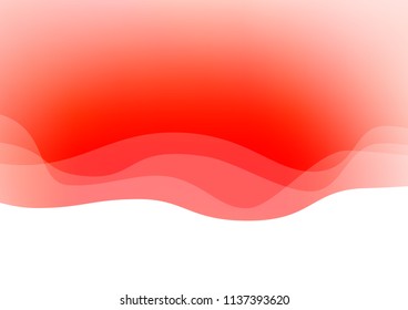 Light Red vector background with lamp shapes. Creative illustration in halftone marble style with gradient. The best blurred design for your business.