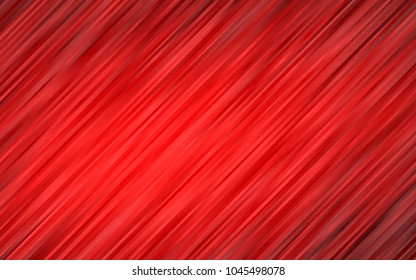 Light Red vector background with lava shapes. Modern gradient abstract illustration with bandy lines. The template for cell phone backgrounds.