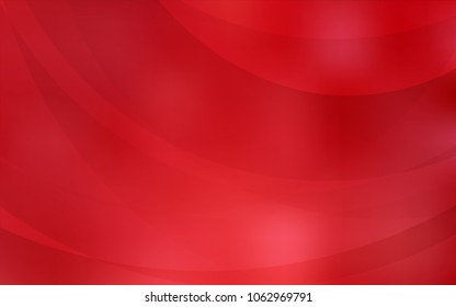 Light Red vector background with lava shapes. A vague circumflex abstract illustration with gradient. The elegant pattern for brand book.