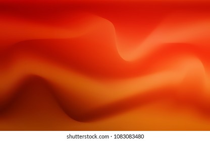 Light Red vector background with lava shapes. A sample with blurred bubble shapes. A completely new template for your business design.