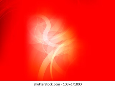 Light Red vector background with lava shapes. Creative illustration in halftone marble style with gradient. A completely new template for your business design.
