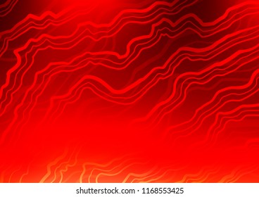 Light Red vector background with lava shapes. Colorful illustration in abstract marble style with gradient. Textured wave pattern for backgrounds.