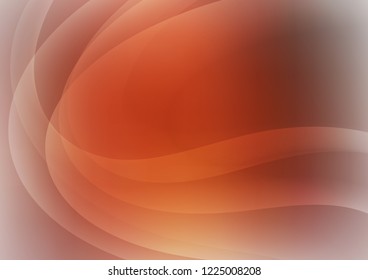 Light Red vector background with lava shapes. A vague circumflex abstract illustration with gradient. Pattern for your business design.