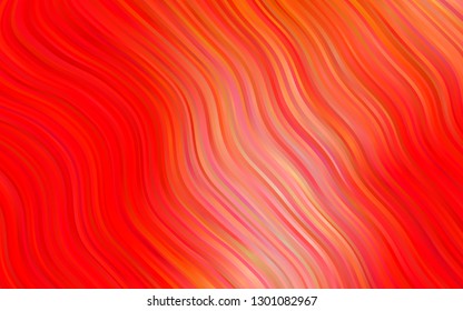 Light Red vector background with lava shapes. Brand new colored illustration in marble style with gradient. Brand new design for your ads, poster, banner.
