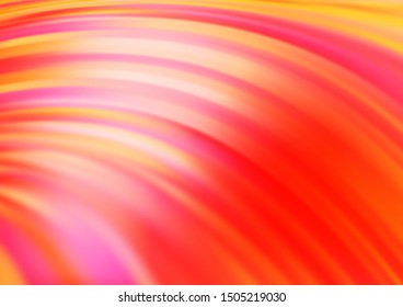 Light Red vector background with lava shapes. Colorful abstract illustration with gradient lines. The best blurred design for your business.