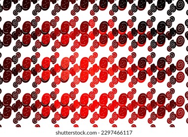 Light Red vector background with lava shapes. Shining crooked illustration in marble style. A completely new template for your business design.