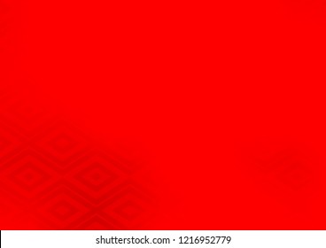 Light Red vector background with lines, rhombuses. Colorful decorative design in simple style with lines, rhombuses. Best design for your ad, poster, banner.