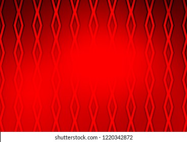 Light Red vector background with lines, rhombuses. Shining colorful illustration with lines, rectangles. Pattern for business booklets, leaflets.