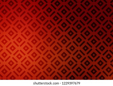 Light Red vector background with lines, rhombuses. Shining colorful illustration with lines, rectangles. Pattern for business booklets, leaflets.