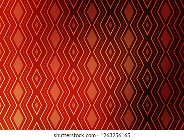 Light Red vector background with lines, rhombuses. Glitter abstract illustration with colorful lines, rhombuses. Backdrop for TV commercials.