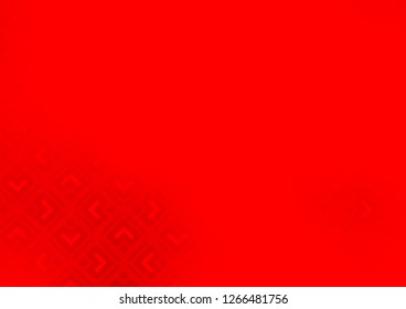 Light Red vector background with lines, rhombuses. Colorful decorative design in simple style with lines, rhombuses. Best design for your ad, poster, banner.