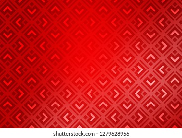 Light Red vector background with lines, rhombuses. Colorful decorative design in simple style with lines, rhombuses. Backdrop for TV commercials.