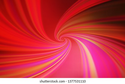 Light Red vector background with lines. Glitter abstract illustration with wry lines. The best colorful design for your business.