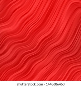 Light Red vector background with lines. Abstract gradient illustration with wry lines. Pattern for busines booklets, leaflets