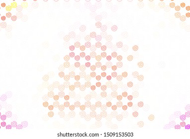 Light Red vector background with lines. A completely new colorful illustration in simple style. A completely new template for your design.