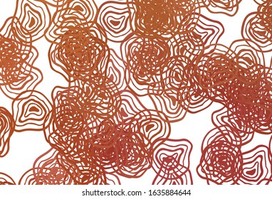 Light Red vector background with lines. A circumflex abstract illustration with gradient. Abstract design for your web site.