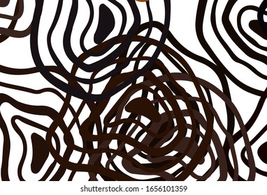 Light Red vector background with lines. Colorful geometric sample with gradient lines.  Abstract style for your business design.