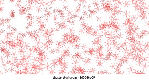 Light Red vector background with lines. Bright illustration with gradient circular arcs. Pattern for websites, landing pages.