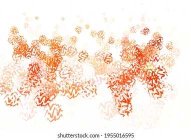 Light Red vector background with lines. A sample with colorful lines, shapes. A completely new design for your business.