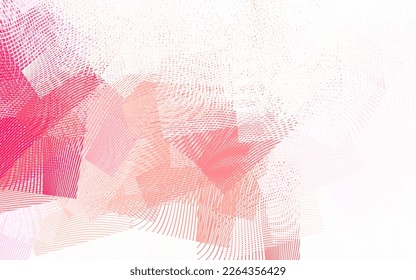 Light Red vector background with lines. Colorful gradient illustration in simple style with lines. Pattern for your design.