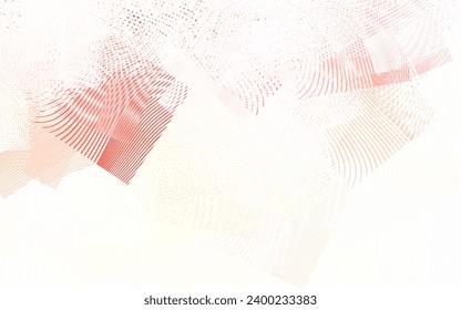 Light Red vector background with lines. Smart illustration in abstract style with gradient lines.  New composition for your brand book.