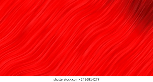 Light Red vector background with lines. Colorful illustration in abstract style with bent lines. Template for cellphones.