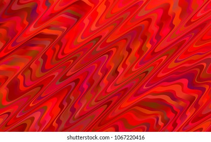Light Red vector background with liquid shapes. Colorful illustration in abstract marble style with gradient. New composition for your brand book.