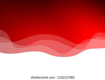 Light Red vector background with liquid shapes. A vague circumflex abstract illustration with gradient. Marble style for your business design.