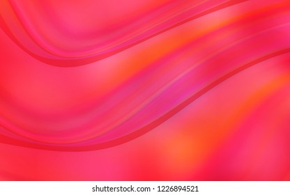 Light Red vector background with liquid shapes. An elegant bright illustration with gradient. Marble design for your web site.